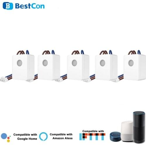 5PCS BroadLink BestCon SCB1E Remote Control Wifi Power Meter Switch Works with Alexa Google Assistant Voice Control Smart House