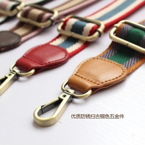 Leather Ribbon 3.8cm Wide Bag with Diagonal Shoulder Strap Back Width Shoulder Strap Accessories Women Bag