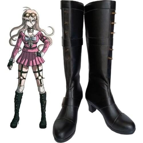 Unisex Anime Cos Miu Iruma Cosplay Costumes Shoes Boots Custom Made