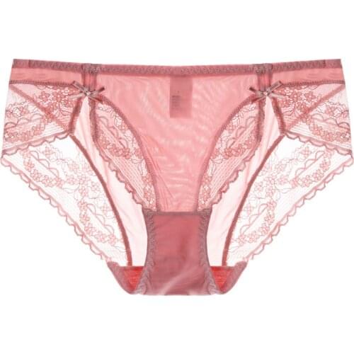 High-end silky womens underwear, soft, breathable, super elastic, close-fitting Korean underwear, seamless lightweight briefs