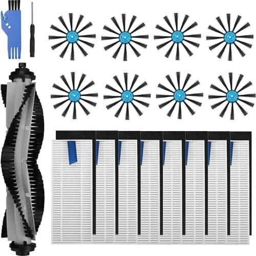 Replacement Parts Kit Hepa Filter and Brush Kit Accessories Suitable for Bissell EV675 3115 Robot Vacuum Cleaner