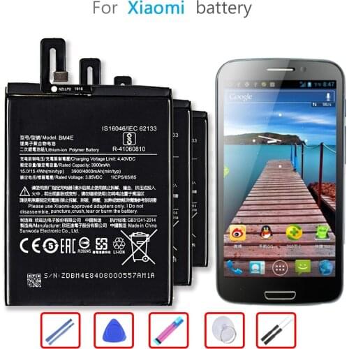 4000mAh for xiao mi BM4E Mobile Phone Battery For Xiaomi Mi Pocophone Poco F1 BM 4E Bateria Batteries + Free tool