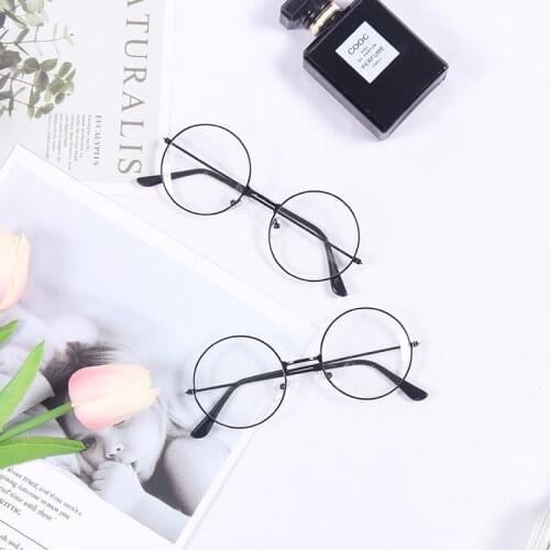 INS Photography Accessories Fashion Simple Style Metal Frame Glasses for Photo Studio Desktop Shooting Props Backdrop Decoration