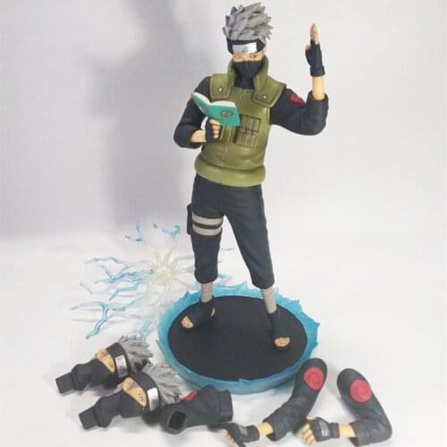 Anime Hatake Kakashi PVC Action Figure Collectible Model Doll Toy 30cm