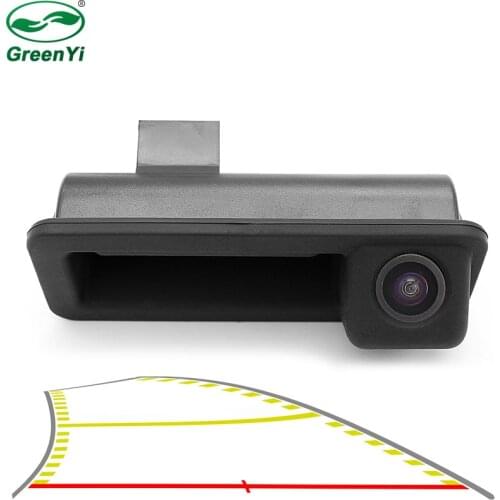 Vehicle Dynamic Trajectory Parking Line Car Trunk Handle Camera For Ford Mondeo S-Max Focus 2C 3C Land Rover Freelander 2