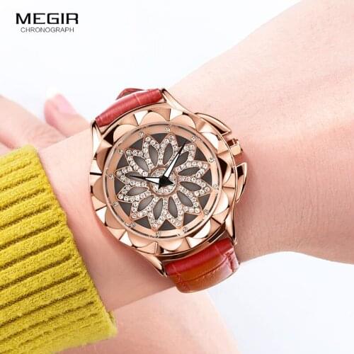 BAOGELA Ladies Watch With Leather Strap