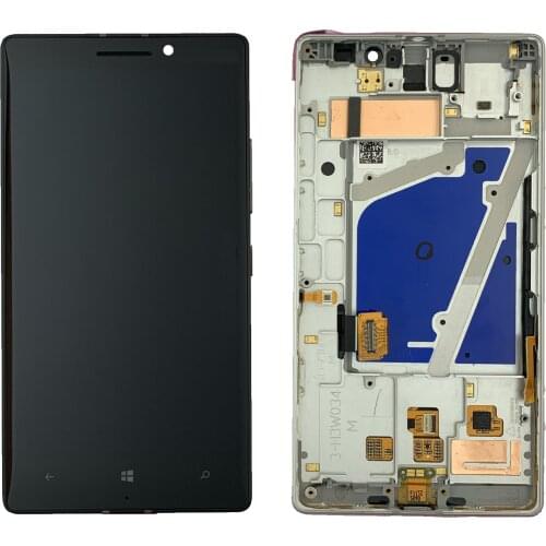 For Nokia Lumia 930 LCD Display Touch Screen Digitizer Assembly With Frame Replacement Parts For N930 RM-1045 5.0" LCDs Screen