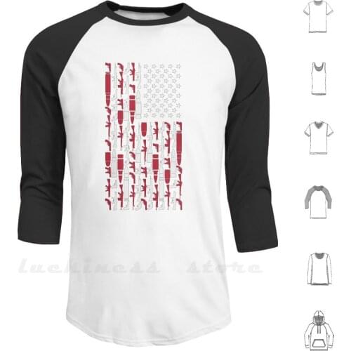 Never Disarm America Gun Hoodies Right To Bear Arms Usa Tee Hoodie Long Sleeve Guns Ammo Us Flag Usa Bullet Right To