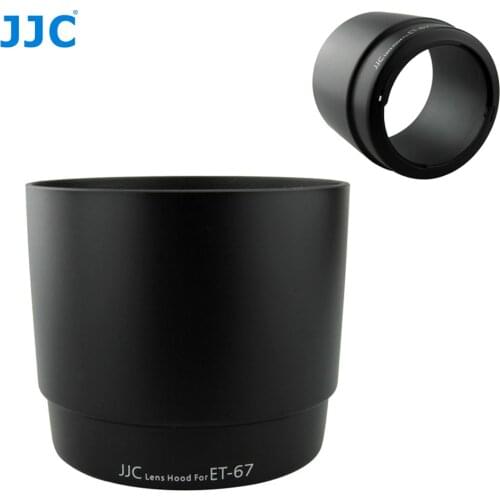 JJC Bayonet Camera Lens Hood for Canon EF 100mm f/2.8 Macro USM & EF 100mm f/2.8 USM Replaces Canon ET-67 Lens Shade Protector