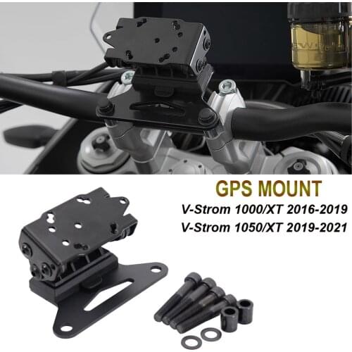 Motorcycle Navigation Bracket Mobile Phone GPS Plate Bracket Phone Holder USB For Suzuki V-Strom 1000/1050 XT 1000XT 2016-2021