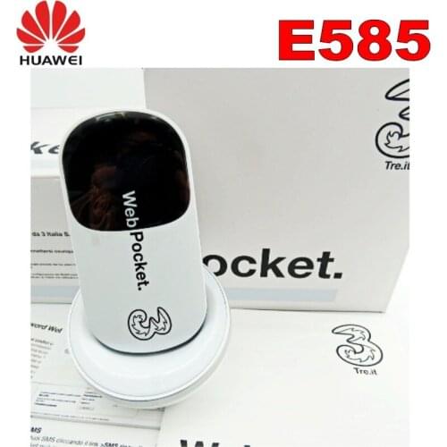 Lot of 10pcs Original Huawei E585 Original Wireless pocket Wifi 3g Mobile broadband Modem with Dock station