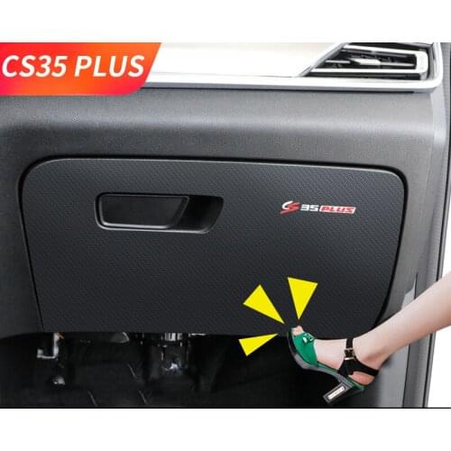 Lsrtw2017 Car Co Pilot Dashboard Storage Glove Box Sticker Trim for Changan Cs35 Plus 2018 2019 2020 2021 Interior Accessories