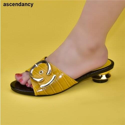 Luxery Shoes Women Shoes for Wedding Women Italian Women Wedding Low Heel Plus Size 43 Open Toe Shoes New Fashion Design