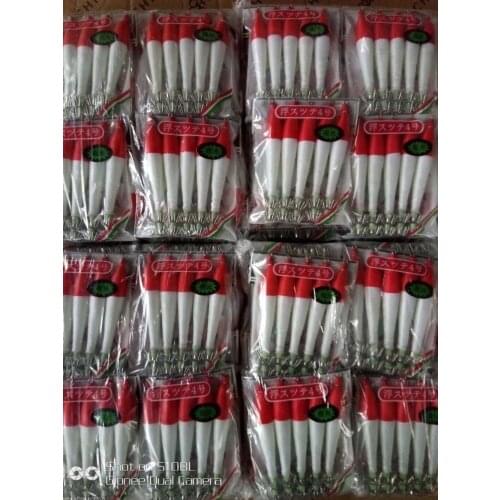 MR OCTOPUS 200pcs Hard Plastic Octopus Squid Jigs Lures, Cuttlefish Artificial Bait Squid Hooks Size 4# 10cm 7g,GLOW