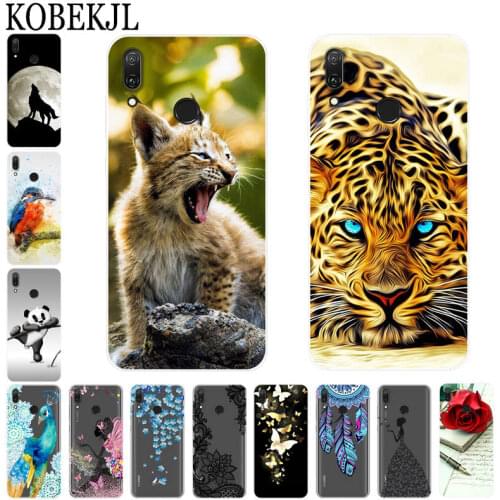 Soft Case Huawei Y7 2019 Case Cartoon Silicone Back Cover Phone Case For Huawei Y7 2019 DUB-LX1 Y 7 Prime Pro 2019 Y72019 6.26