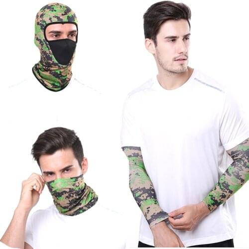 Outdoor Tactical Balaclava Motorcycle Bicycle Cycling Bandana Full Face Mask Fishing Hunting Scarf Neck Cover Sport Accessories