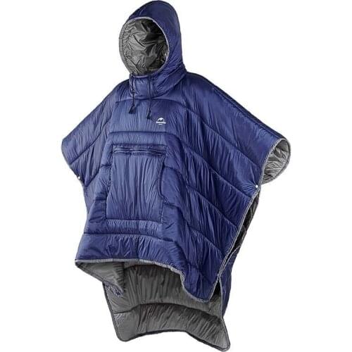 【New store 】 Portable Water-resistant Camping Sleeping bag Cloak Style Lazy Sleeping Bag Winter Poncho NH18D010-P Naturehik
