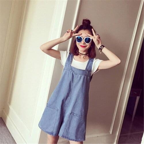 Pragnancy Clothes Loose Easy Matching Suspender Pants Clothes For Pregnant Women Slimming Maternity Jeans