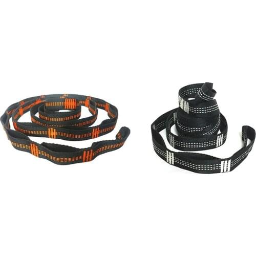 Outdoor Hammock Tree Straps Tree Tie Rope High Load-Bearing Nylon Webbing Rock Climbing Flat Belt Cover