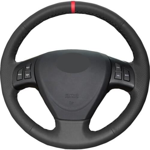 Hand Sewing Car Steering Wheel Cover Wrap For Chery Fulwin 2 2013-2016 Chery A3 2010-2012 Fengyun 2 2013-2016 Auto Funda Volante