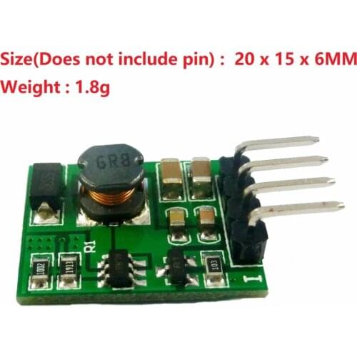 With Enable ON/OFF DC-DC 3V 3.3V 3.7V 4.2V 5V to 5V 6V 9V 12V Step-up Boost Converter Voltage Regulate Power Supply Module Board