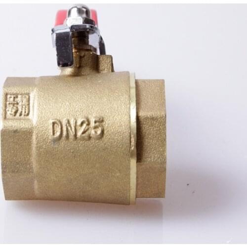 101 copper ball valve double wire ball valve 4 points -2 inch within the teeth deduction copper valve affordable
