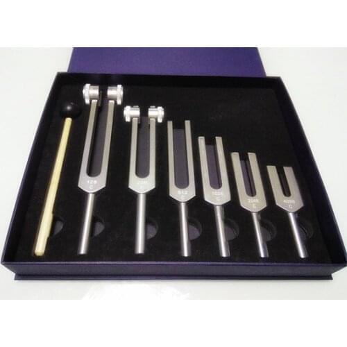 High quality medical tuning forks set 128 256 512,1024 2018 4096C Ear tuning fork