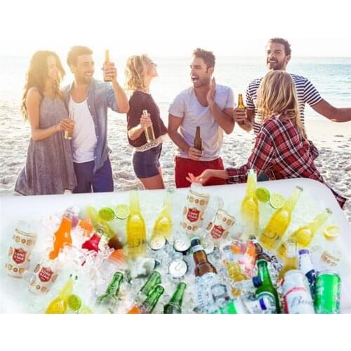 High quality Inflatable table Serving for BBQ Bar party Buffet Ice Cooler Picnic Table Salad dish Drink plat Camping storage