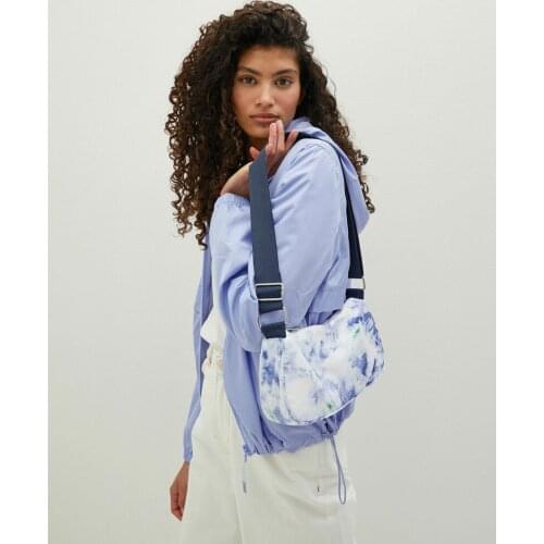 Batik Patterned Womens Baguette Parachute Fabric Bag Adjustable Suspenders Shoulder Bags Womens Spring / Summer Casual Style