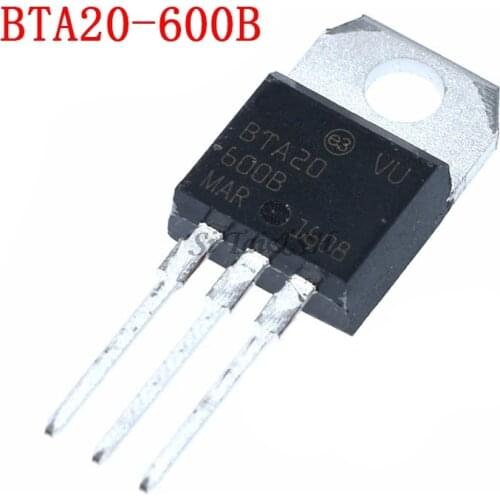 10PCS BTA20-600B TO220 BTA20-600 TO-220 BTA20 600B new and original IC Chipset