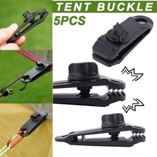 5Pcs tent clip adjustable plastic windproof clip outdoor tarpaulin clip
