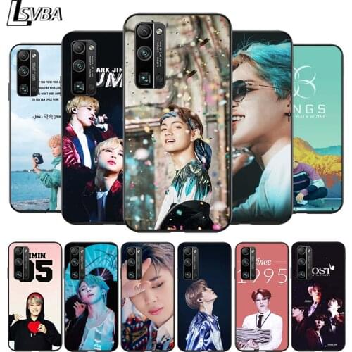 Park Jimin K Pop for Huawei Honor V30 20 Pro X10 9S 9A 9C 9X 8X 10 9 Lite 8 7 Pro Silicone Soft Black Phone Case