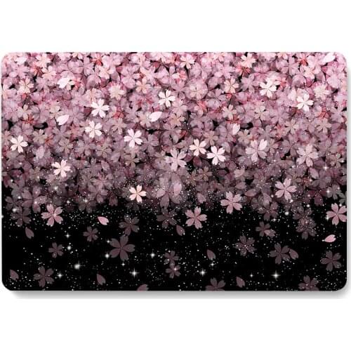 Sakura Pink Pattern Laptop Case For MacBook Retina Air 11 12 13.3 New Pro 15.4 16 inch Cover shell