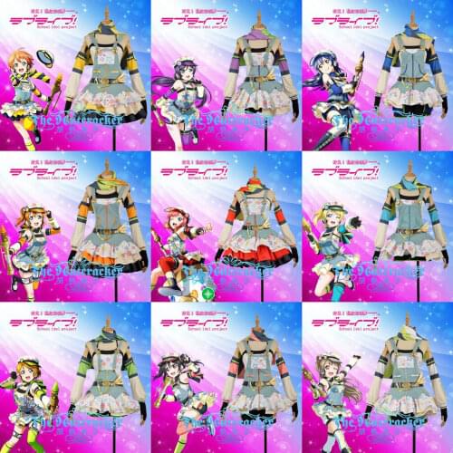 Anime!Lovelive Crayon/Painter Awakening Nishikino Maki Dress Cosplay Costume Custom-made For Women Free Shipping