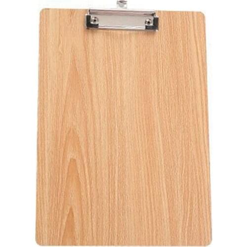 A4 Size Wooden Clipboard Clip Board Office School Stationery With Hanging Hole File Folder Stationary Board Hard Board Writing