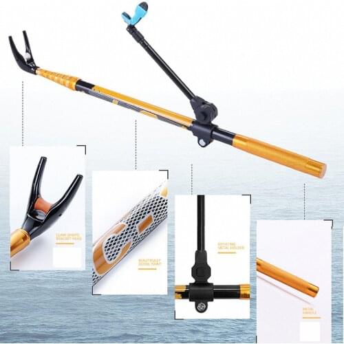 Fishing Rod Holder, carbon fishing box Support Brackets ,Telescopic Rod Holder 2.1-2.4M
