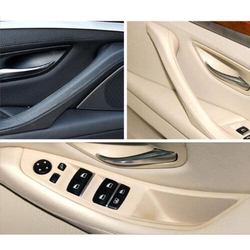 For BMW 5 series F10 F11 F18 RHD Car Interior Right Front Door Handle Panel Drivers Seat Button Switch Frame Storage Box