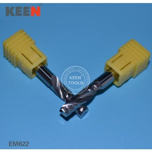 EM6.22mm(H2) CNC Cutting Tools, One Flute Cutter, Woodworking Bits, Engraving Router Bits For MDF, PVC Board, Acrylic