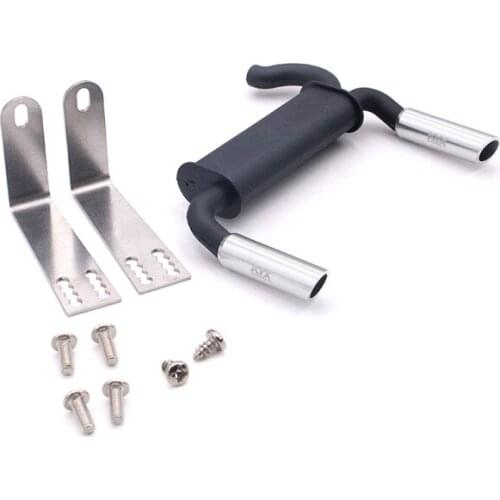 KYX Racing Nylon Exhaust Pipe for 1/10 RC Crawler Car Axial SCX10 II 90046 Traxxas TRX-4 TRX4