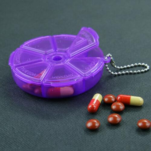 Cute Mini Portable Medical Pill Cases Medicine holder case Tablet Medicine Storage Dispenser solitters box For Travel