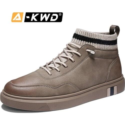 Fashion Shoes 2019 Man Shoe Chaussure Homme Luxe Marque Foot Wear for Men High Top Shoes Men Leather Men Sneakers Pu Socks Boots