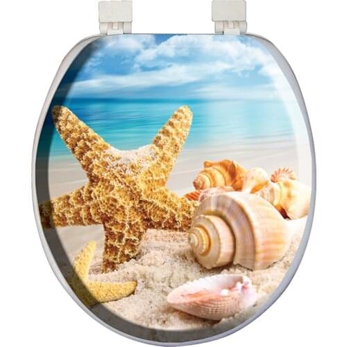 Softy Classic Pattern Soft Toilet Seat Cover White