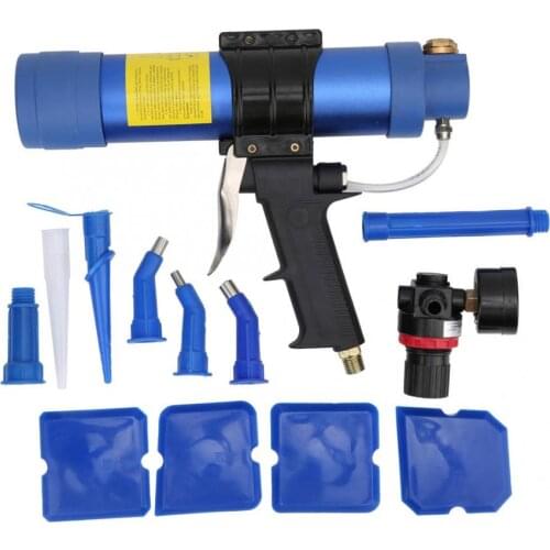 Pneumatic Caulking Gun Q3 310ML Pneumatic Glass Glue Gun Adjustable Speed Silicone Gun