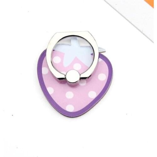 UVR Panda Animal Strawberry Mobile Phone Stand Holder Finger Ring Smartphone Holder Stand For Xiaomi Huawei All SmartPhone