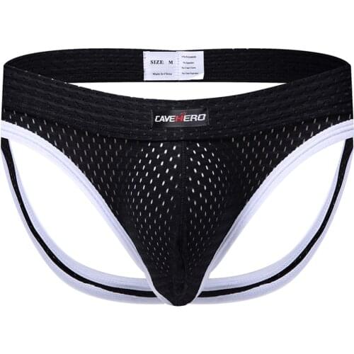 Sexy Lingerie Men Large Underwear Bulge Breathable Open Butt Brief Backless Xxxl Low Rise Bodybuilding Bikini Panties