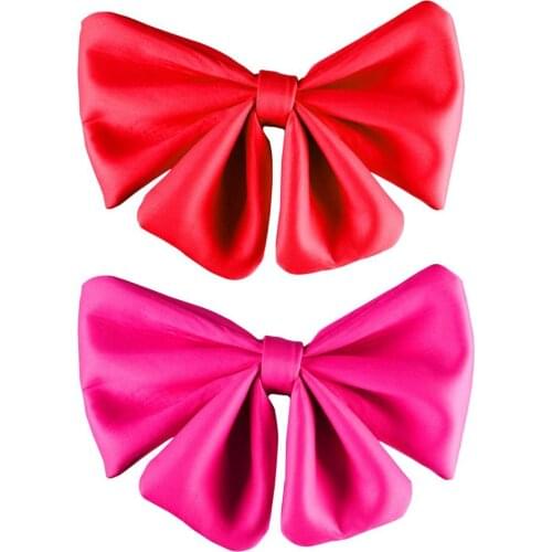 Helmet Bowknot Motorcycle Helmet Decorative Accessories Knot Bike Bowknot Cosplay Adhesive Quick Release Extra Large Bow