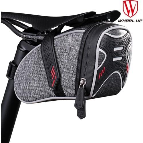 Wheel up Bicycle Tail Bag Waterproof Large Capacity Mountain Bike Cushion Bag Bicycle Riding Equipment Accessories Saddle Bag