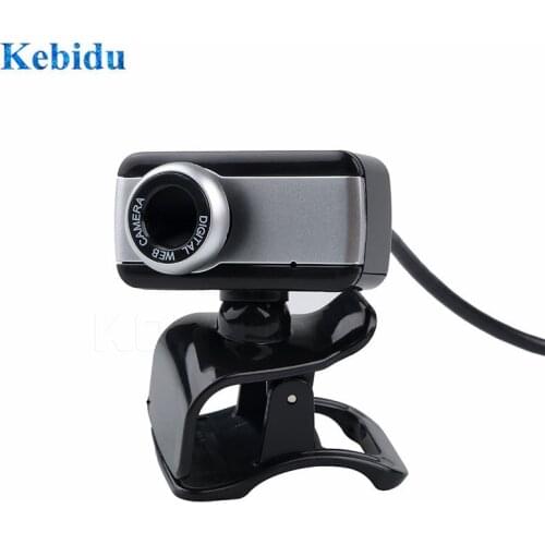 USB 2.0 Webcam Camera 5 Mega with MIC Microphone Clip-on Stylish Rotate Camera for Notebook Computer PC Laptops KEBIDU
