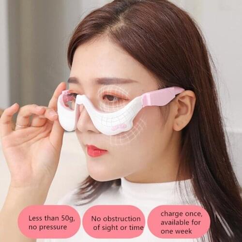 USB Charging Electric Eye Massager 3D Micro-Current Pulse Relax Heating Therapy Acupressure Fatigue Relief Wrinkle Remover 40