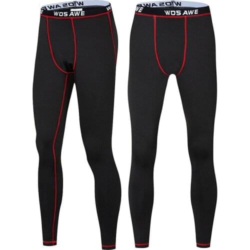 WOSAWE Cycling Pants Breathable Quick-Drying Elastic Pants Windproof Fleece Sport Pant for Mountain Biking Light Off-Road